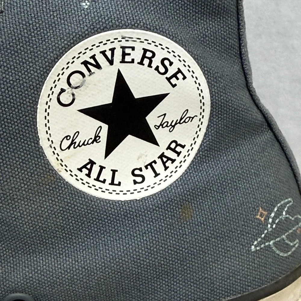 Converse Shoes Womens Size 7 Blue Chuck Taylor All‎ Star 2 Platform Bird A12181C